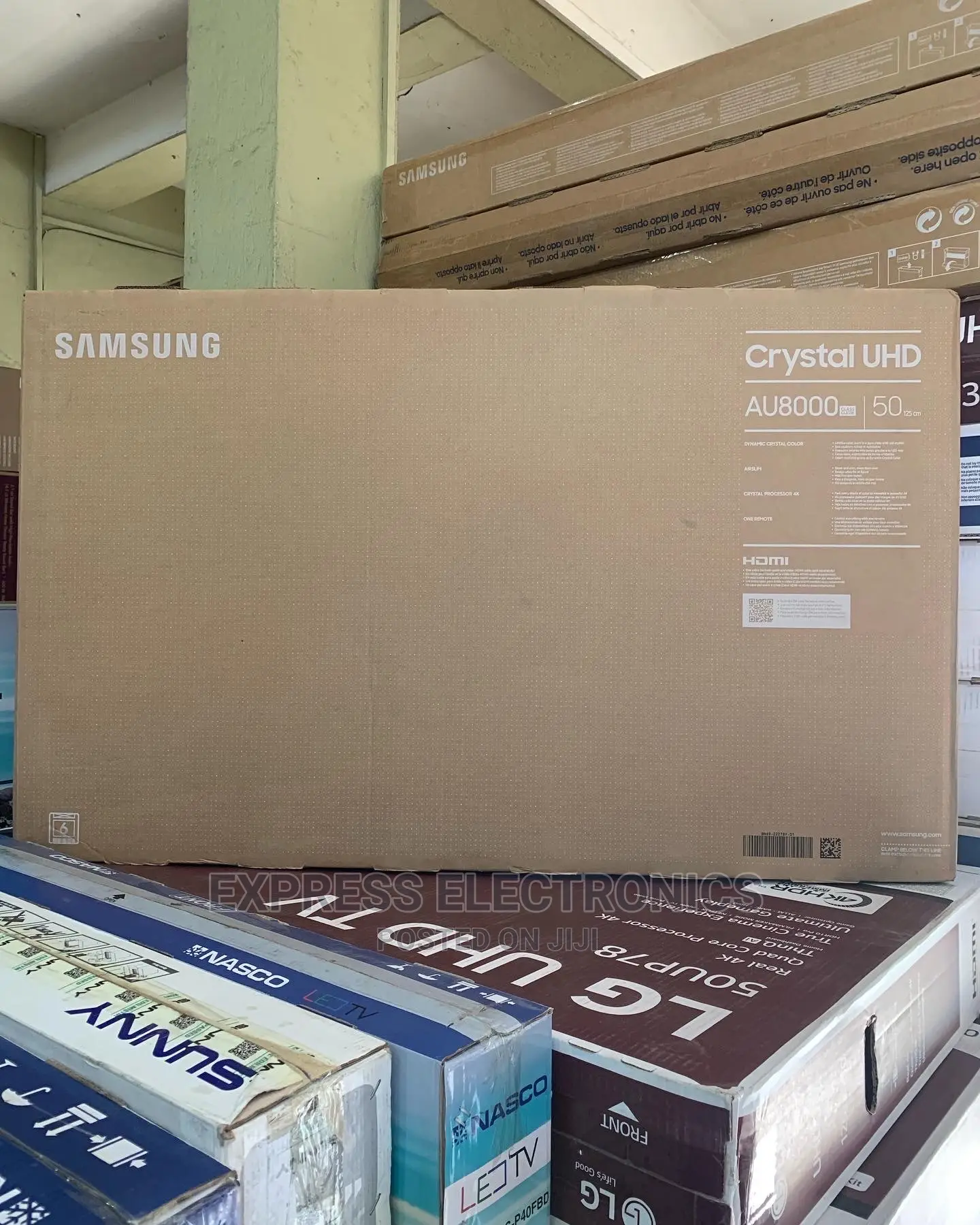 SAMSUNG 50-Inch Class Crystal UHD AU8000+ Power Guard
