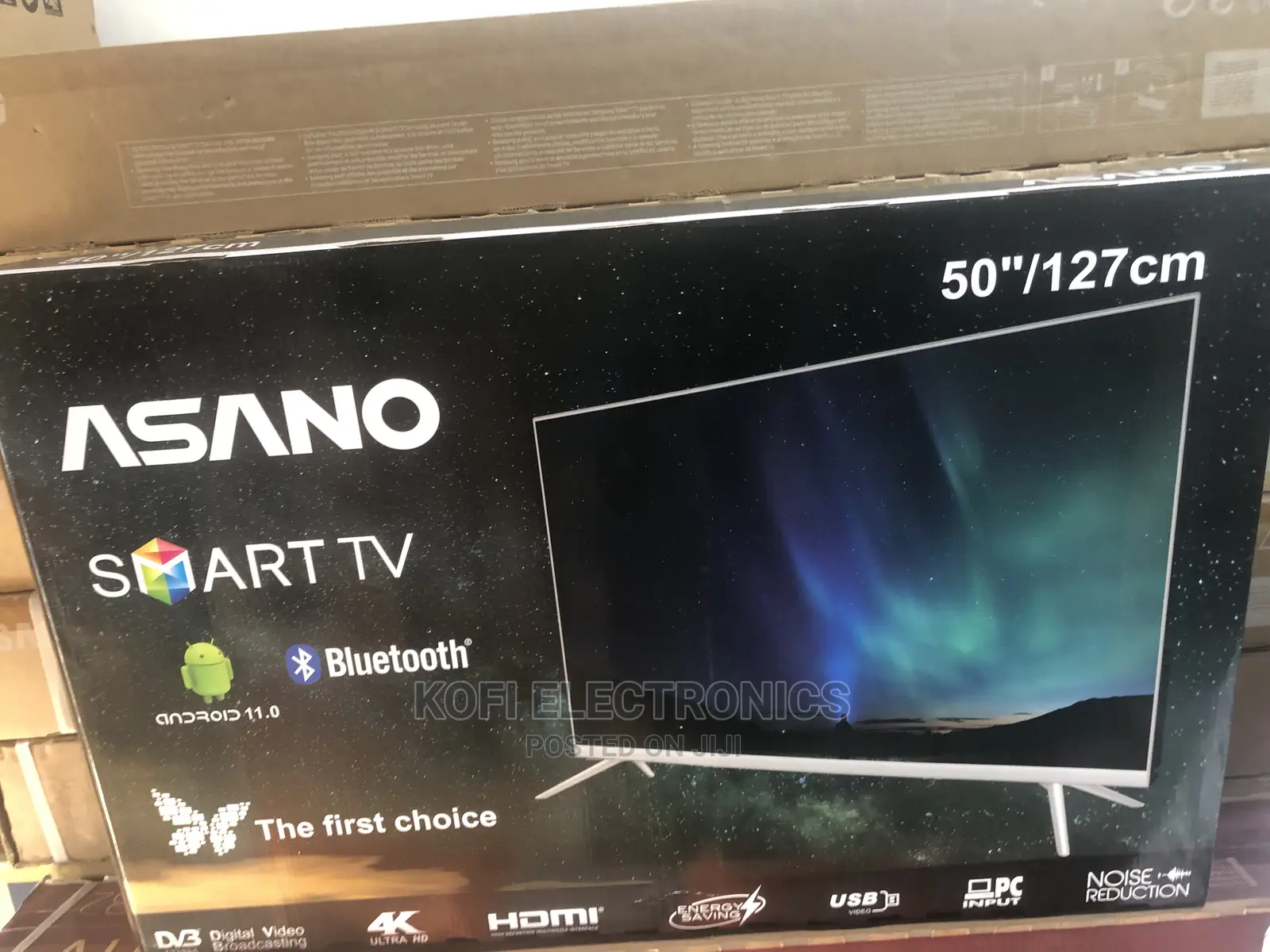 HDR Powered Asano 50" Ultra HD Smart LED TV - Black