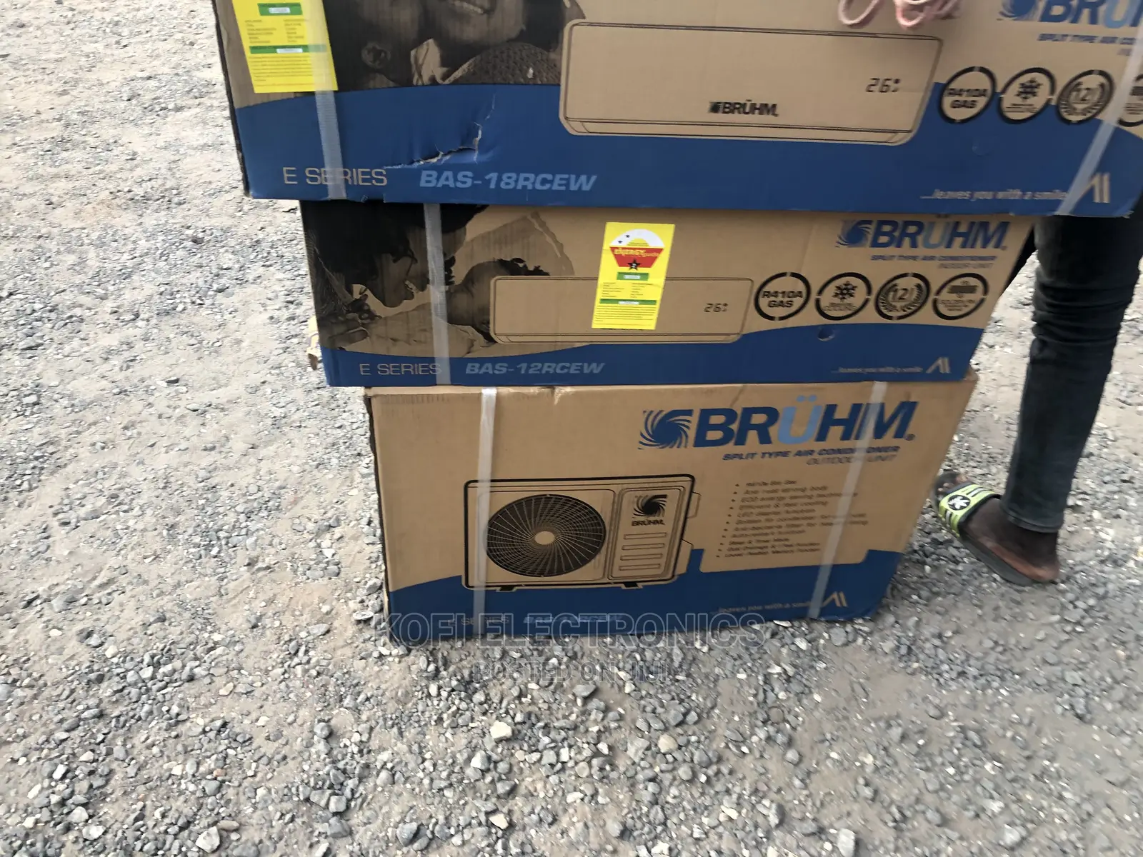 Bruhm 2.0HP Air Conditioner BAS-18RCEW ( R410a Gas)