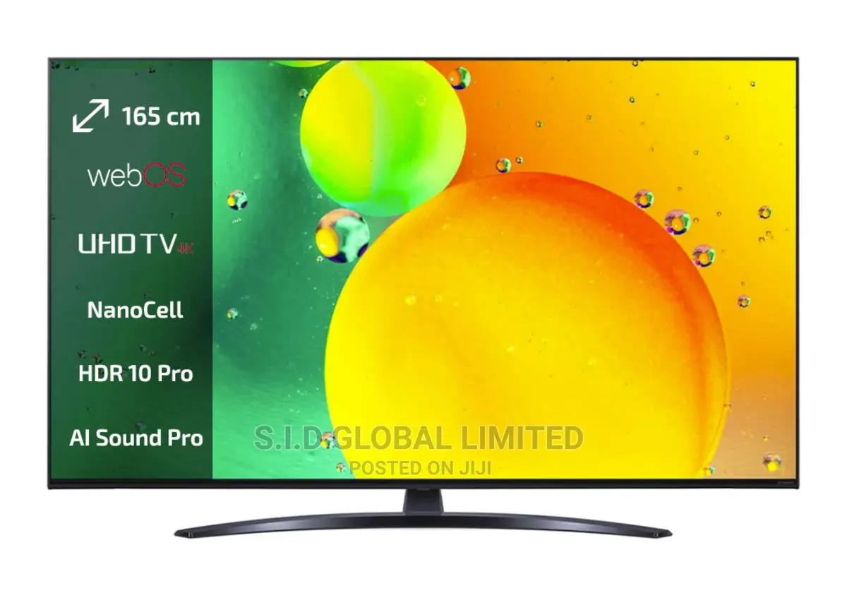 LG 65” Nanocell 65nano76 T Hdr Smart Uhd (2022) Netflix