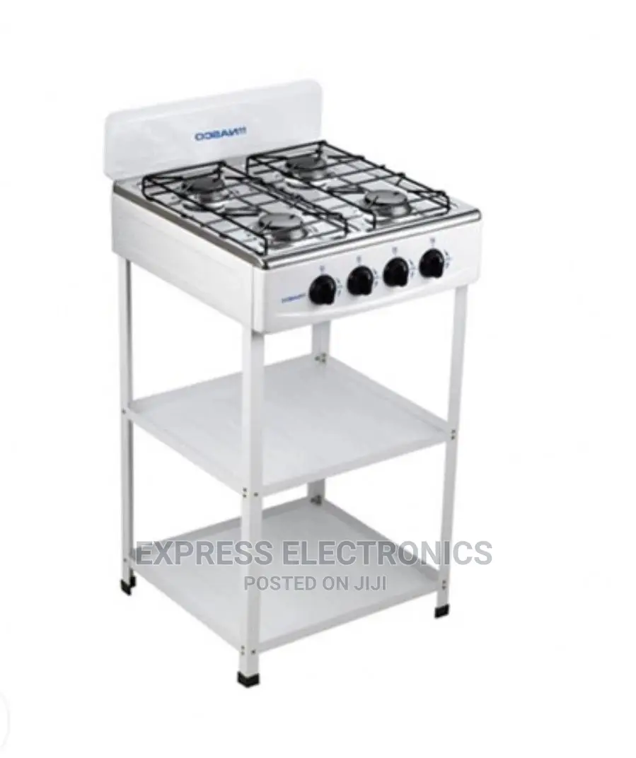 4burner Gas Stove With Stand Nasco NASGS-K4BSS-S+Waterkettle
