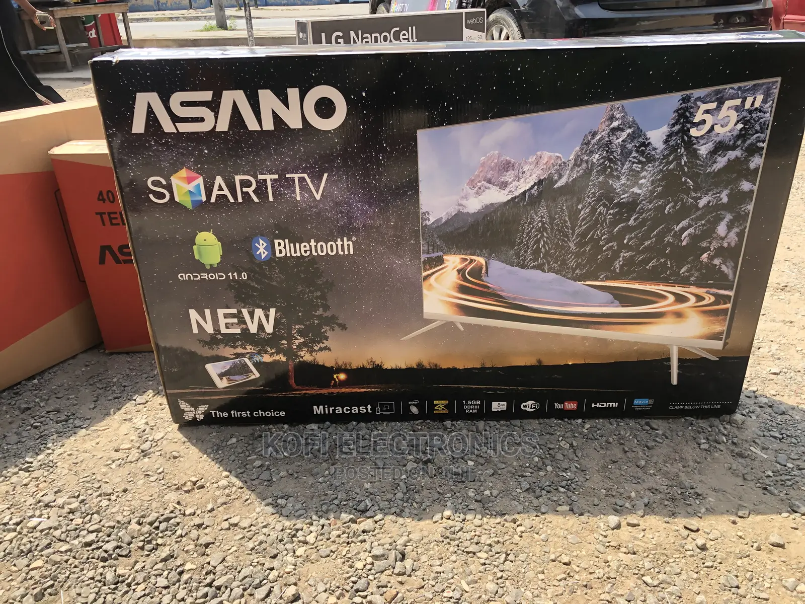 Certified True Asano 55′′ UHD Smart Satellite TV