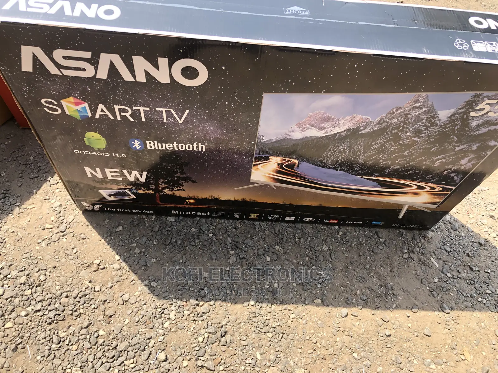 Certified True Asano 55′′ UHD Smart Satellite TV