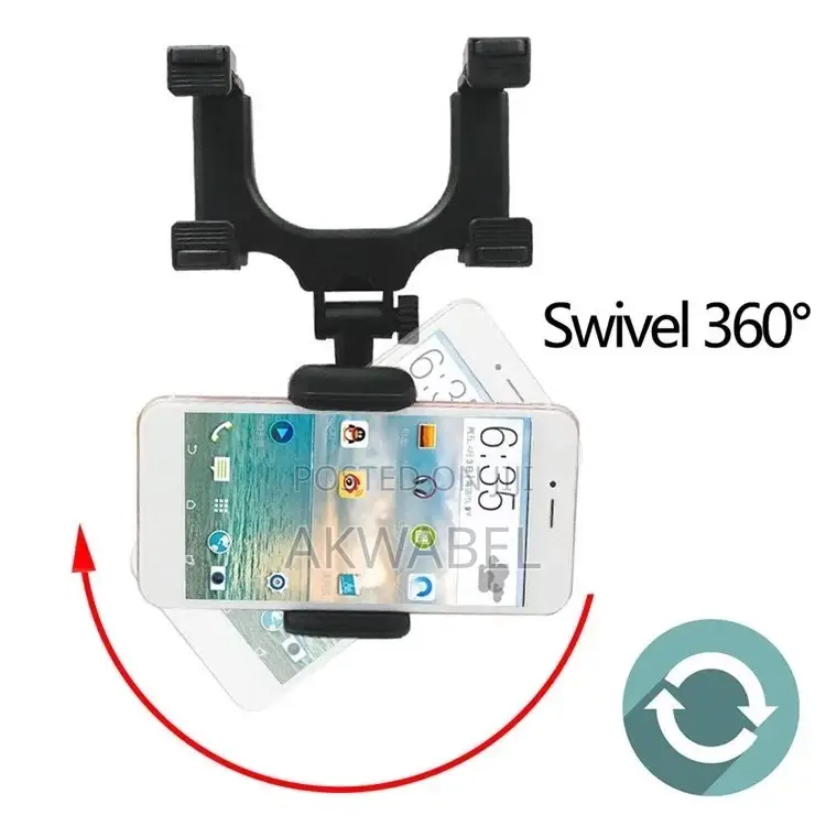 360 Degree Swivel Rear View Phone Holder