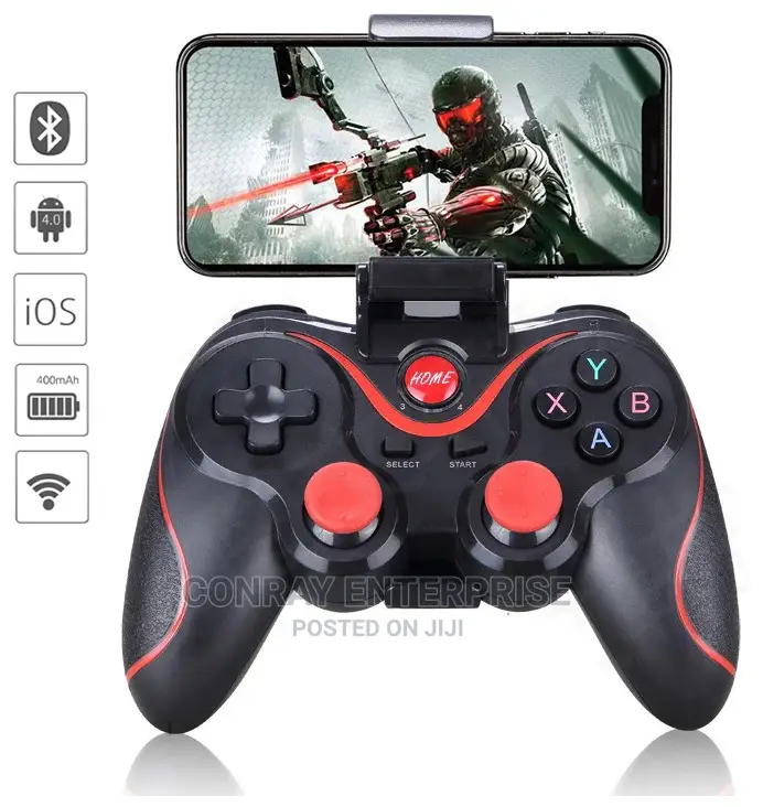 Wireless Bluetooth Gamepad With Phone Holder.
