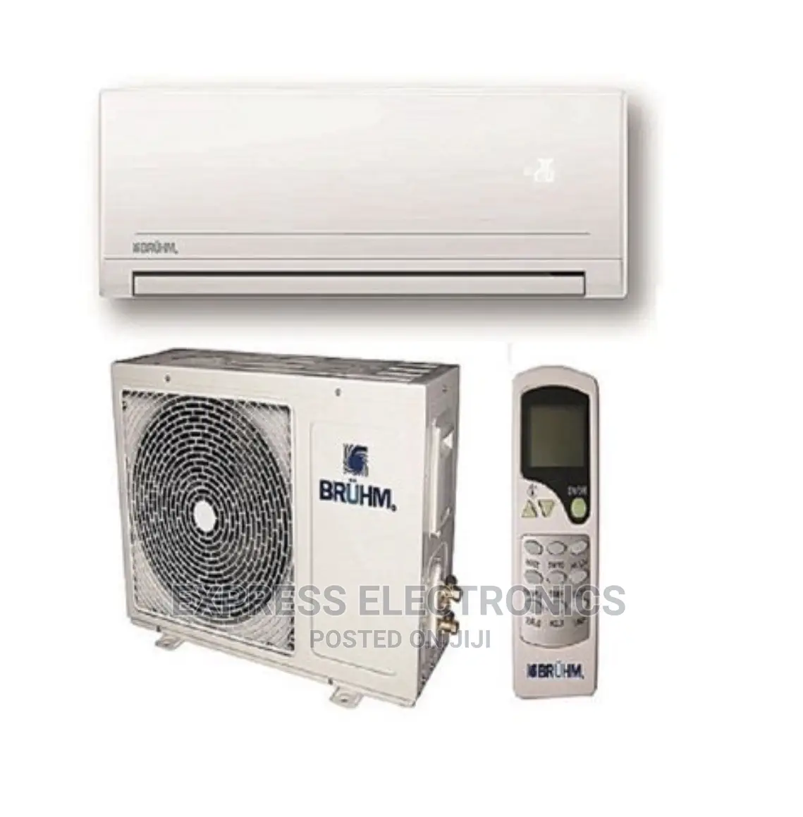 Bruhm 2.0hp Inverter Split AC R410 GAS High Quality+AC Stand