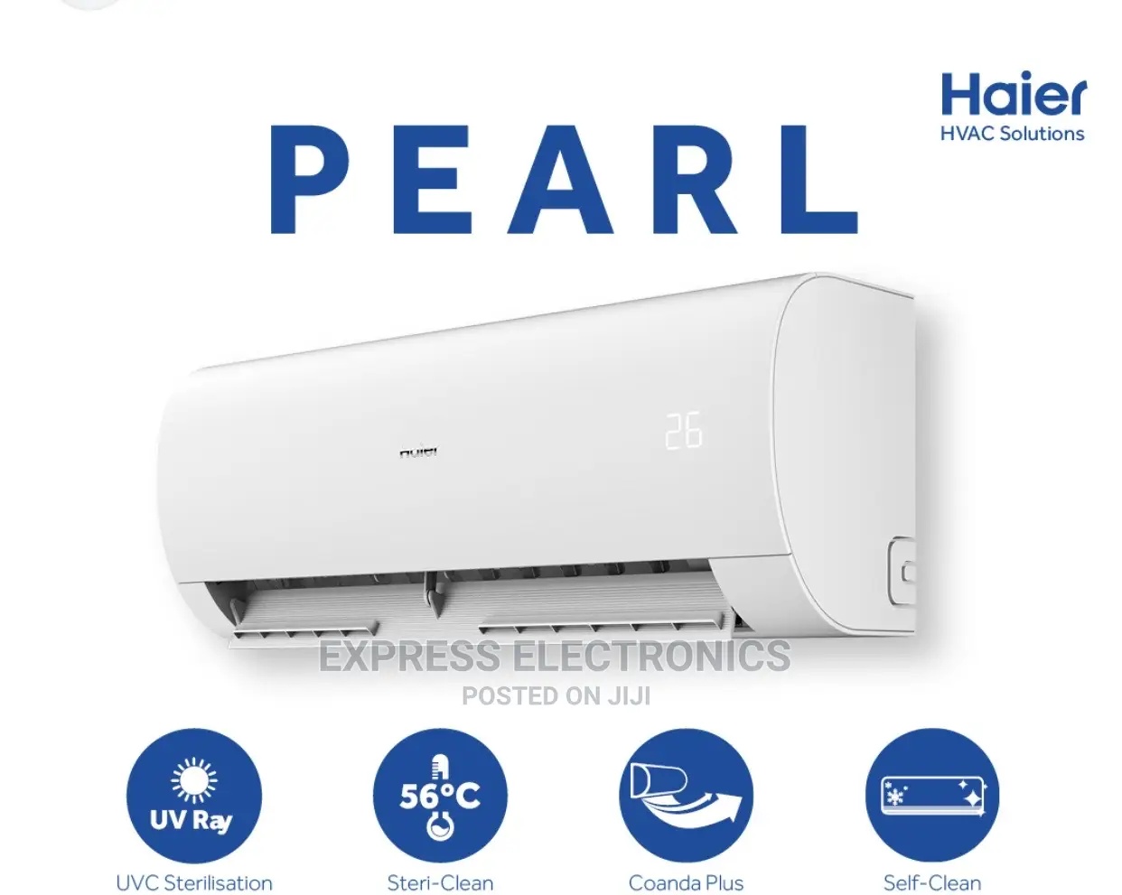 Anti Rust 1.0hp Pearl Split Air Con+ Free AC Mount