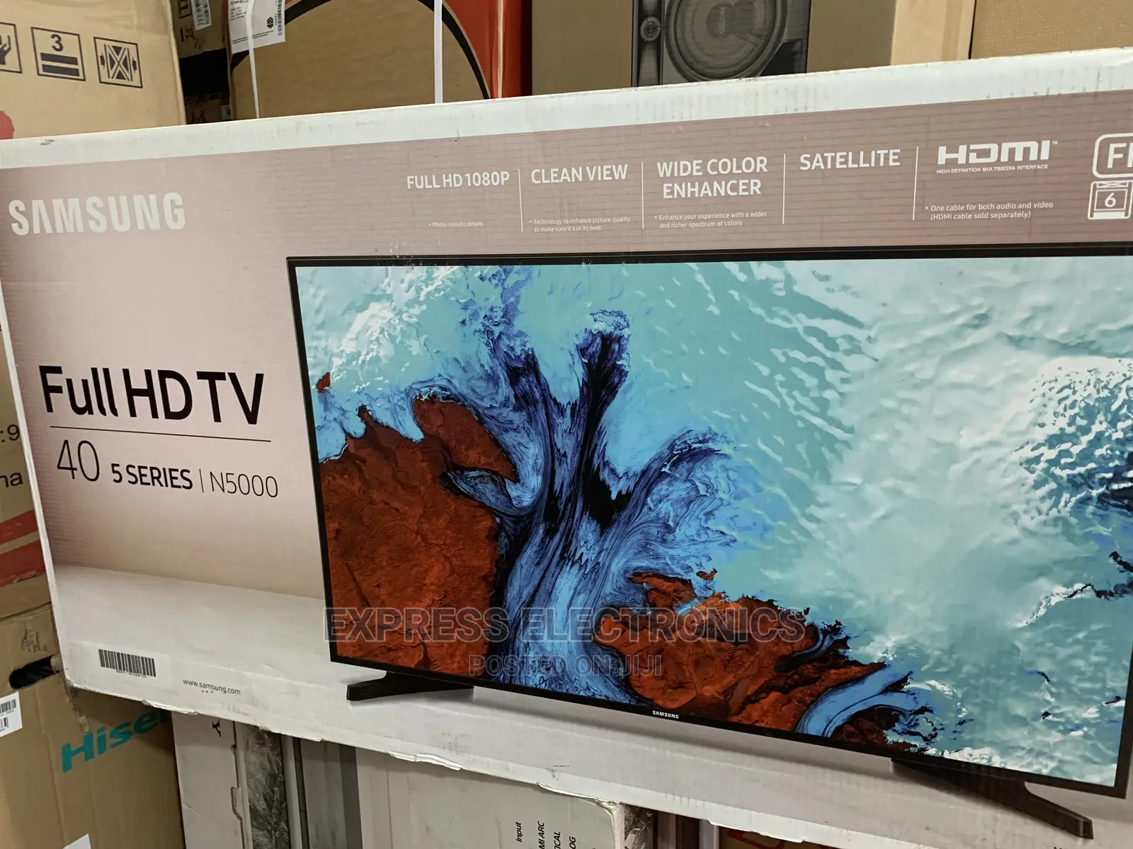 Full HD Tv Samsung N5000 Clean View Satellites+ Wallmount