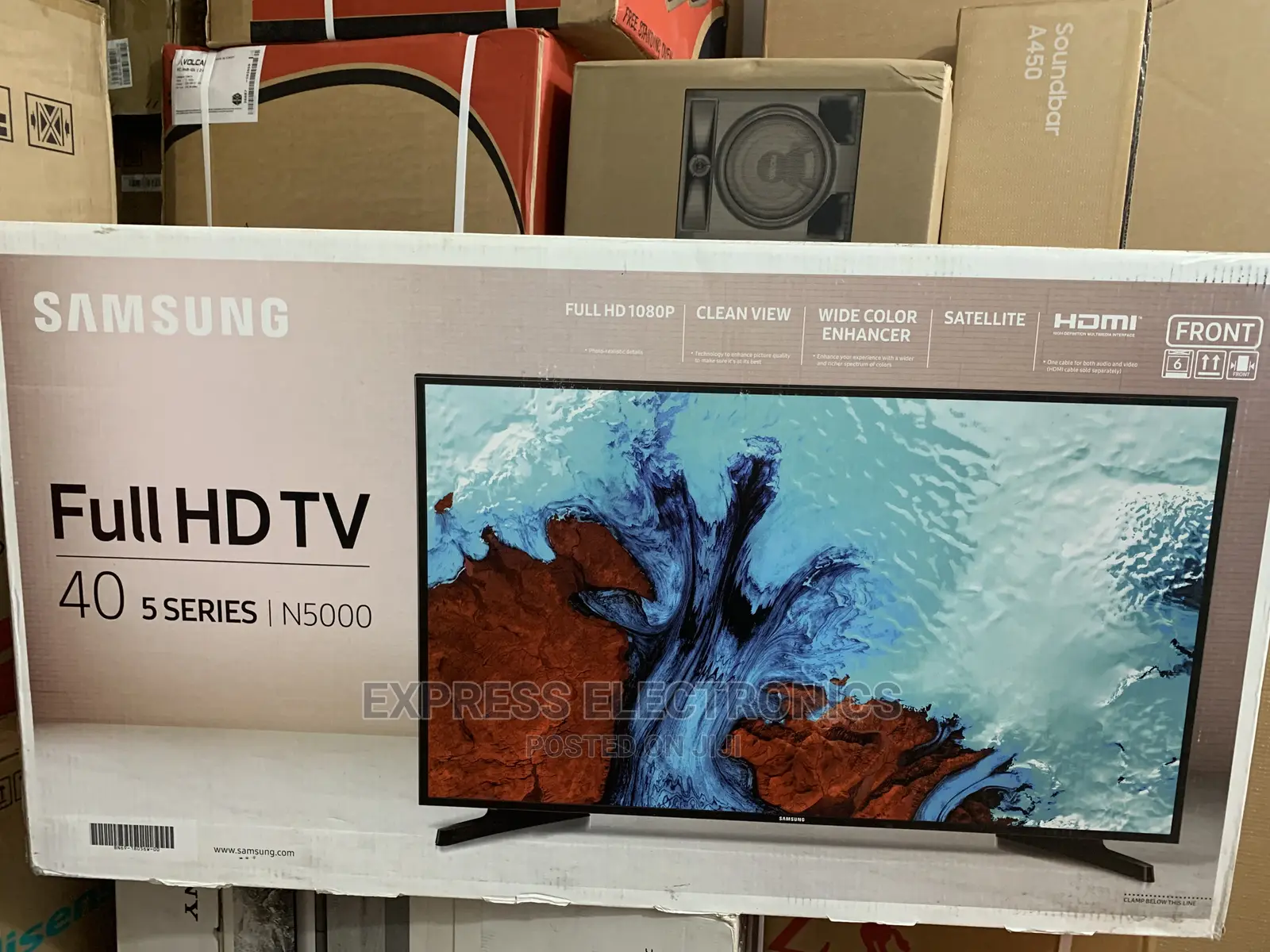Full HD Tv Samsung N5000 Clean View Satellites+ Wallmount