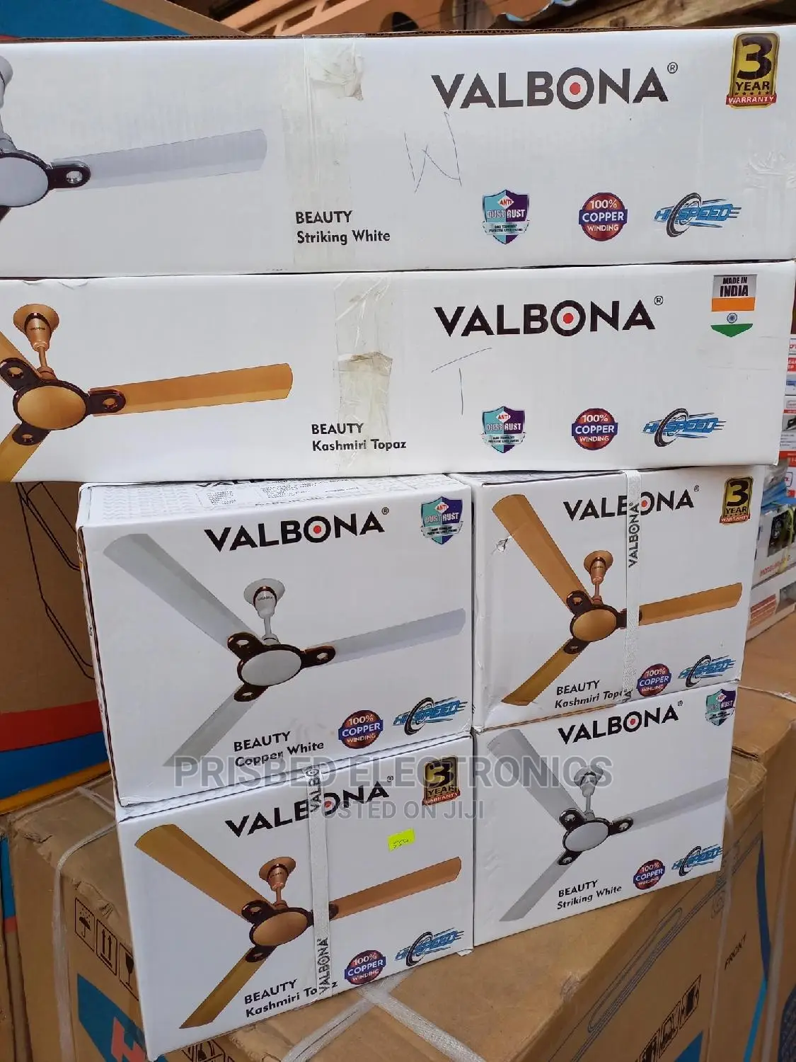 Valbona 56" Inch Ceiling Fan Long Blade (Beauty)