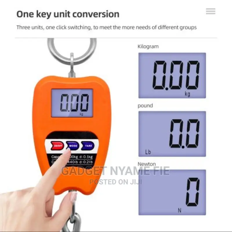 200kg/440lb Crane Scale Digital Industrial Hanging Scale
