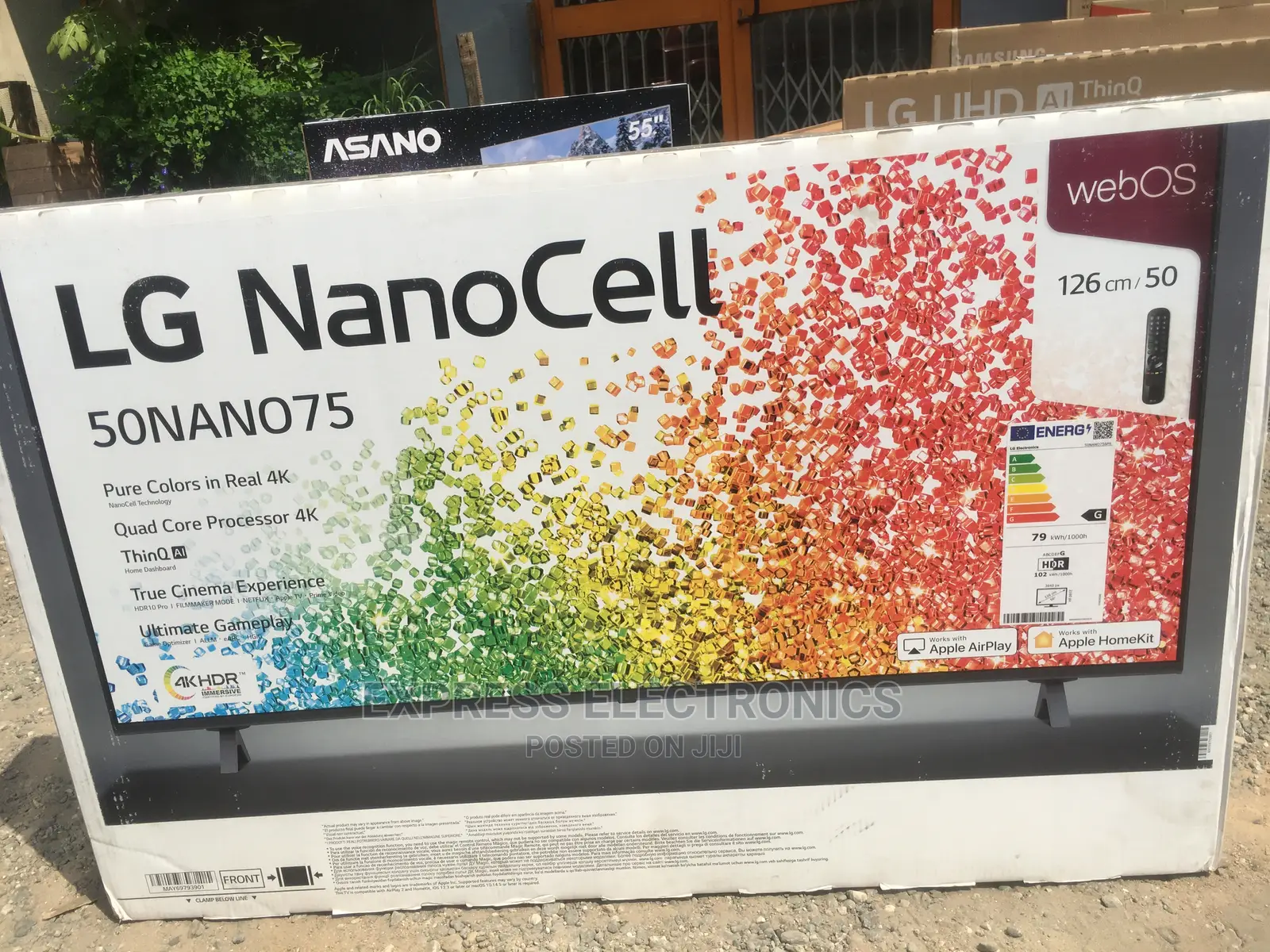(50NANO756)LG 50”Smart Nanocell UHD Slim TV+Tv Guard