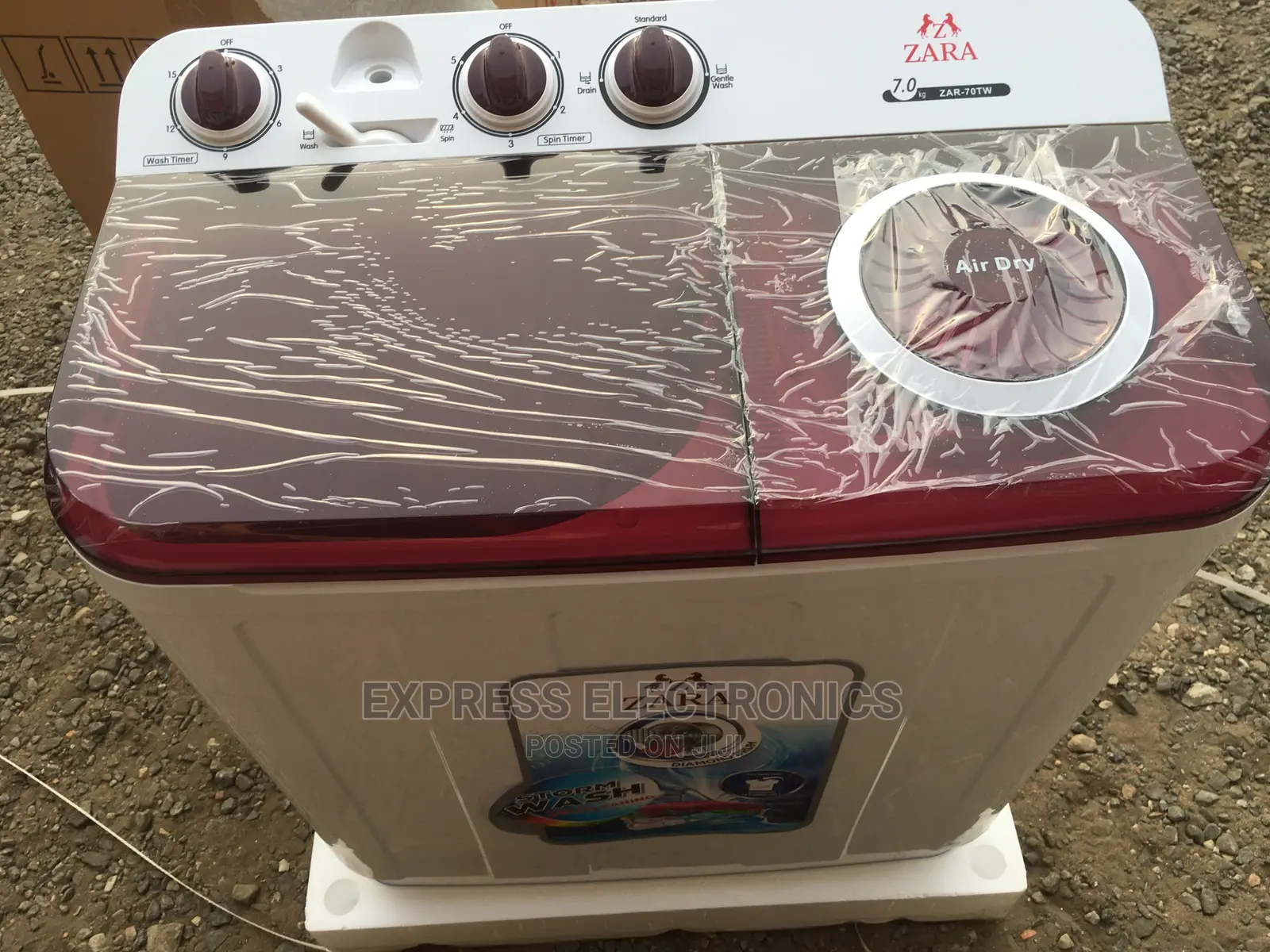 Quality Twin Tube Zara 7kg Semi Automatic Washing Machine