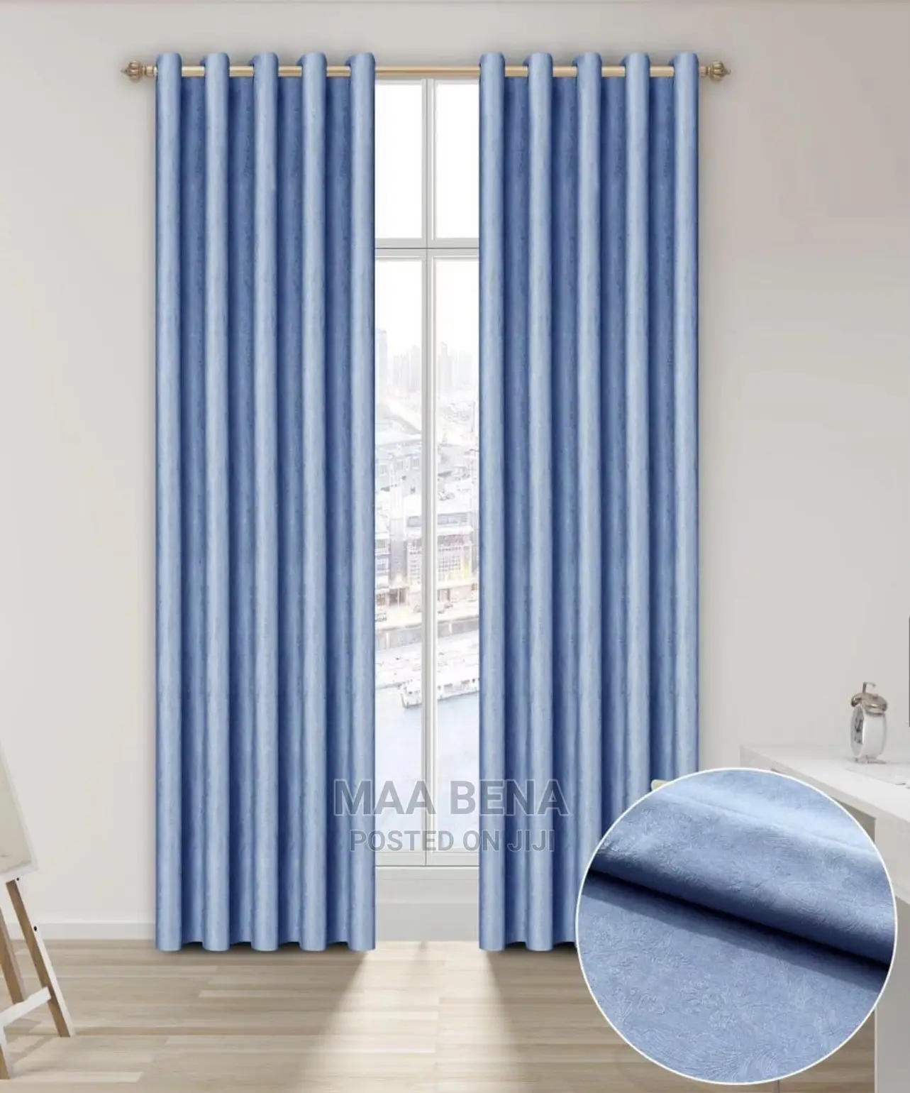 Quality Imported Sun Block Curtains (2in1)