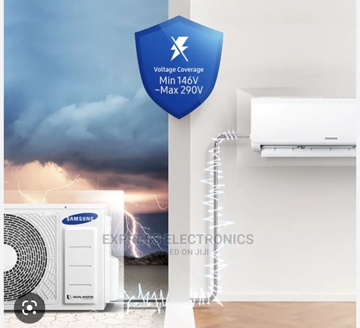Suitable for Home Samsung 2.5hp R410 Gas Split+!Ac Wallmount