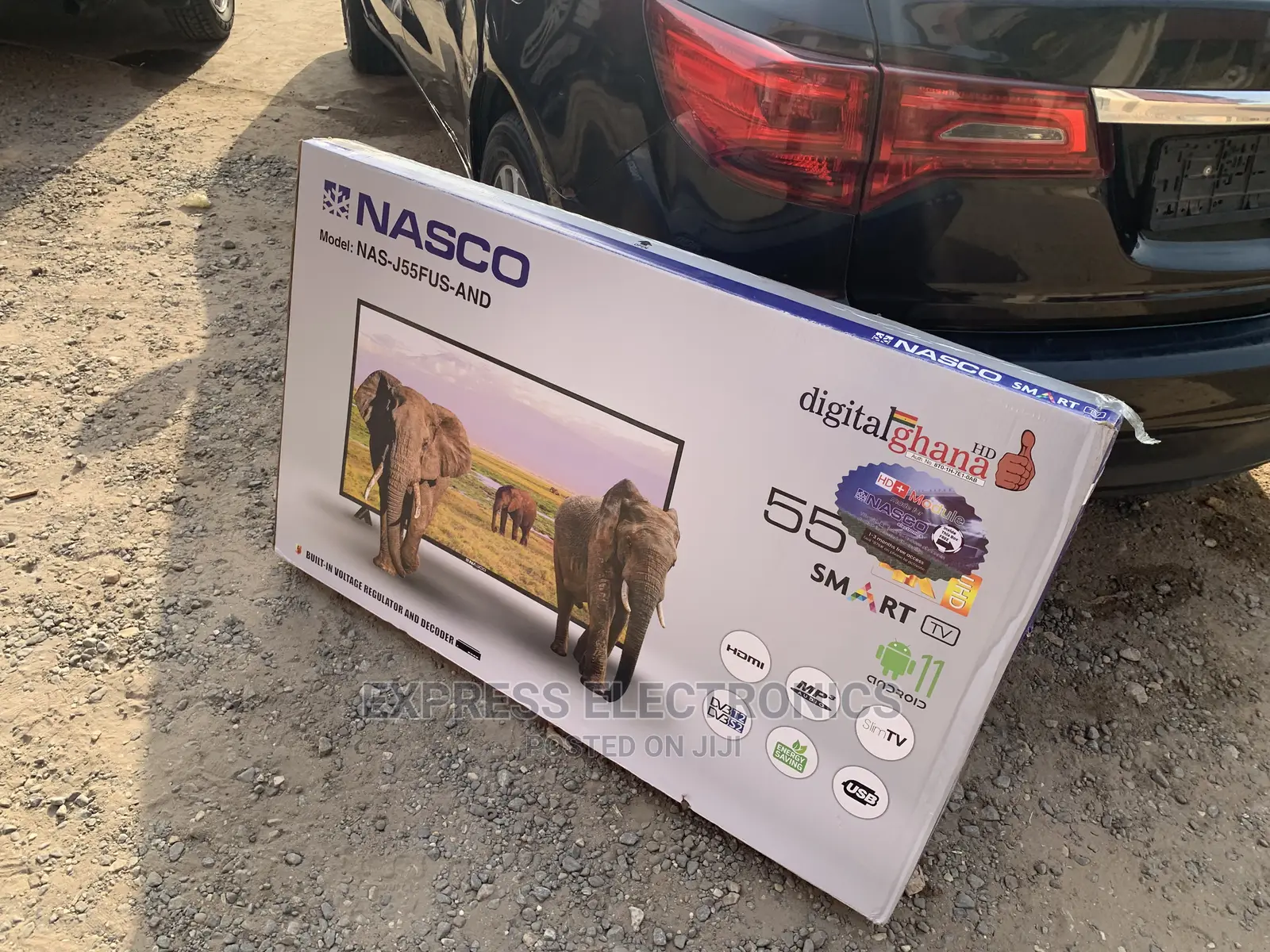 Clear Picture Quality Nasco 55” UHD Smart + Wallmount