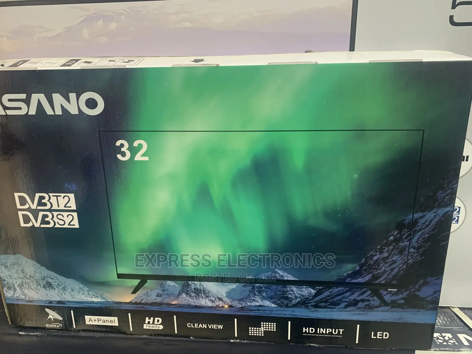Clear Picture Quality Asano 32” Hd Digital Satellite+Bracket