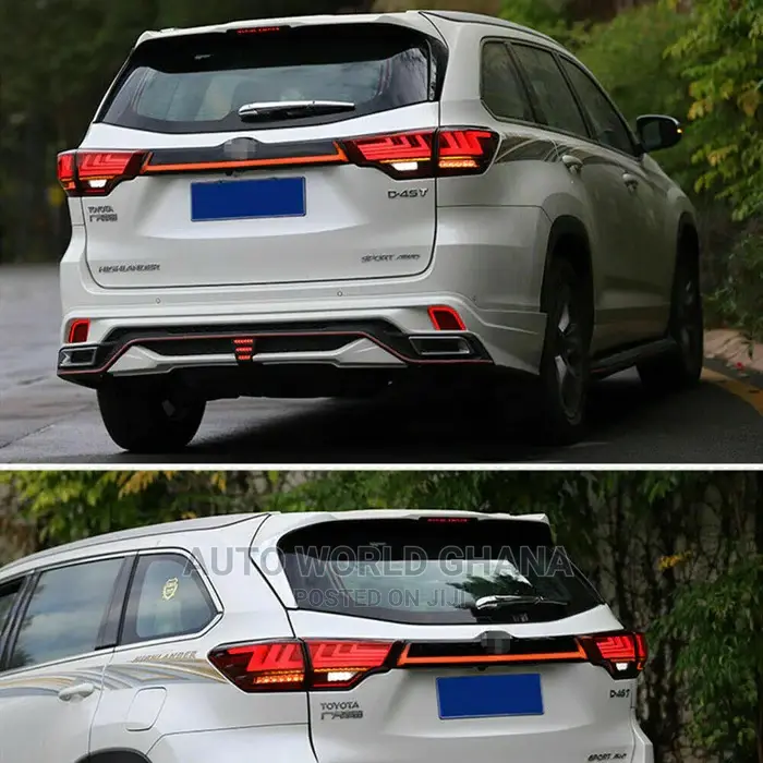 Toyota Highlander Rear Led Tail Lamp Set 2015-2019