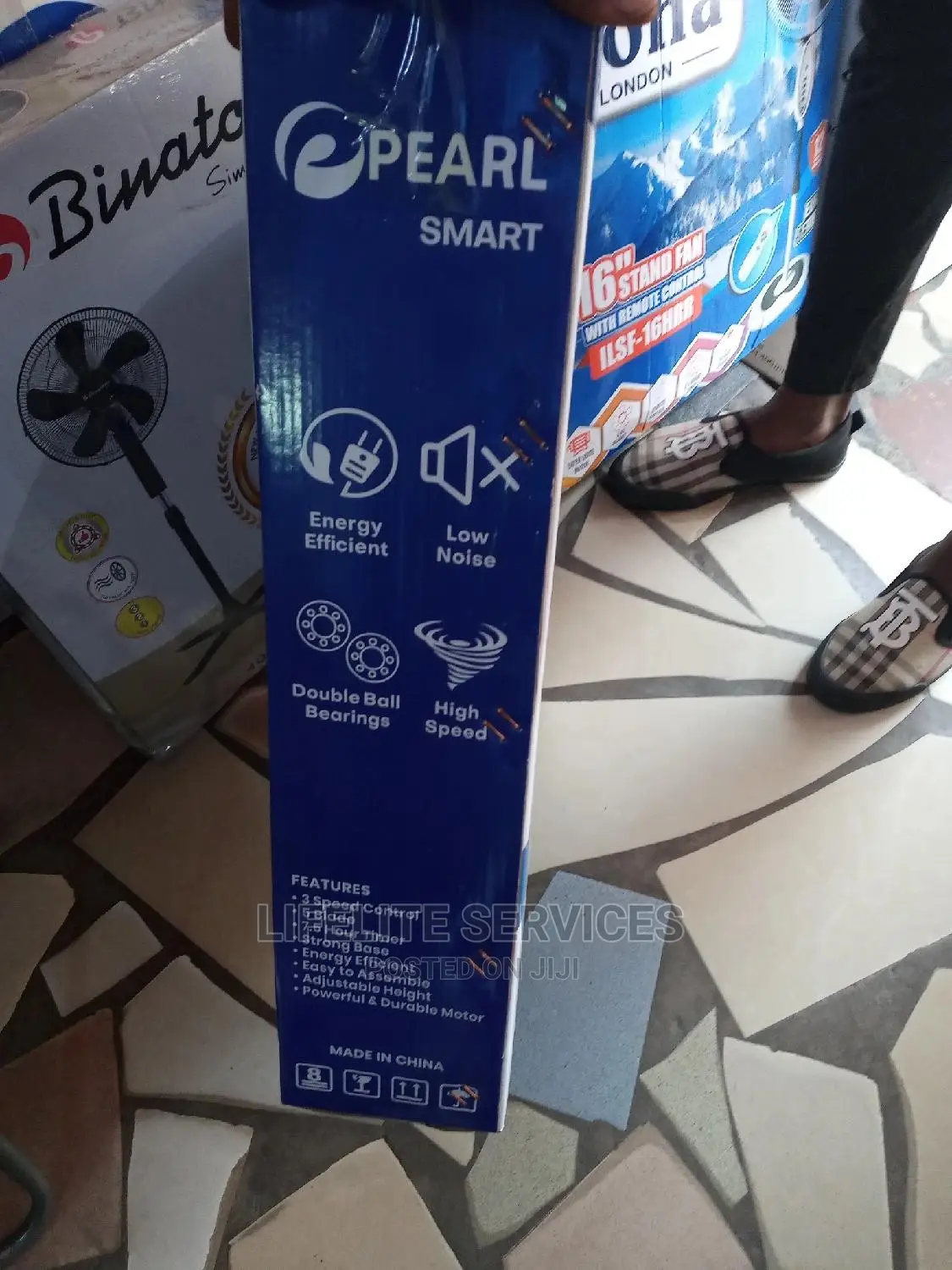 Smart Fan With Remote Control(Pearl)