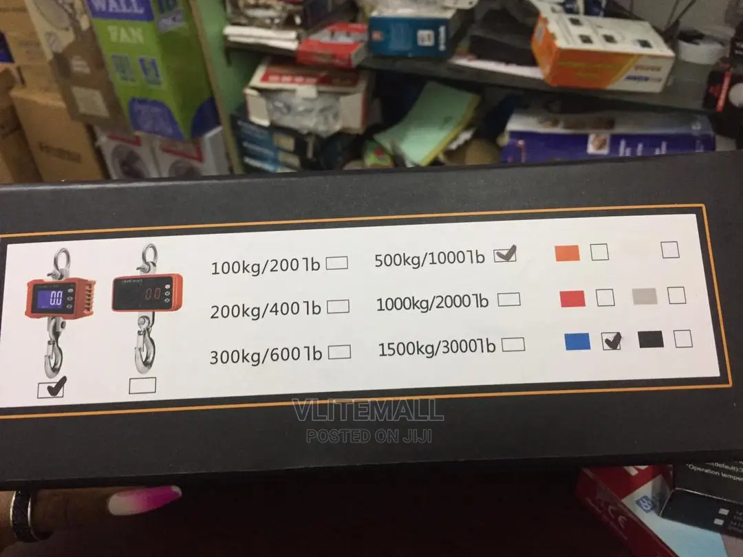 500kg Digital Crane Hanging Scale Heavy Duty Industrial
