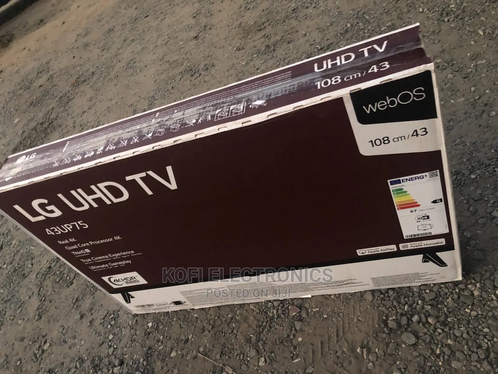 LG 43 Inch Ultra HD 4K Smart Webos LED TV + Magic Remote