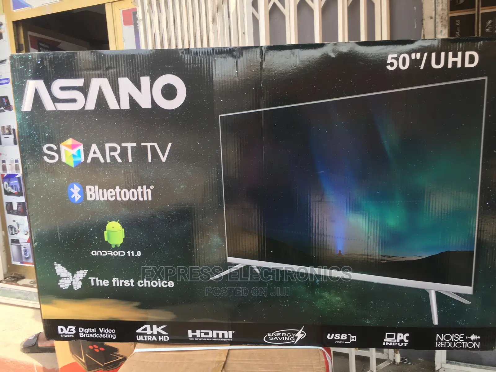 Slim Quality 50”Smart UHD Android+Bluetooth+Free DSTV