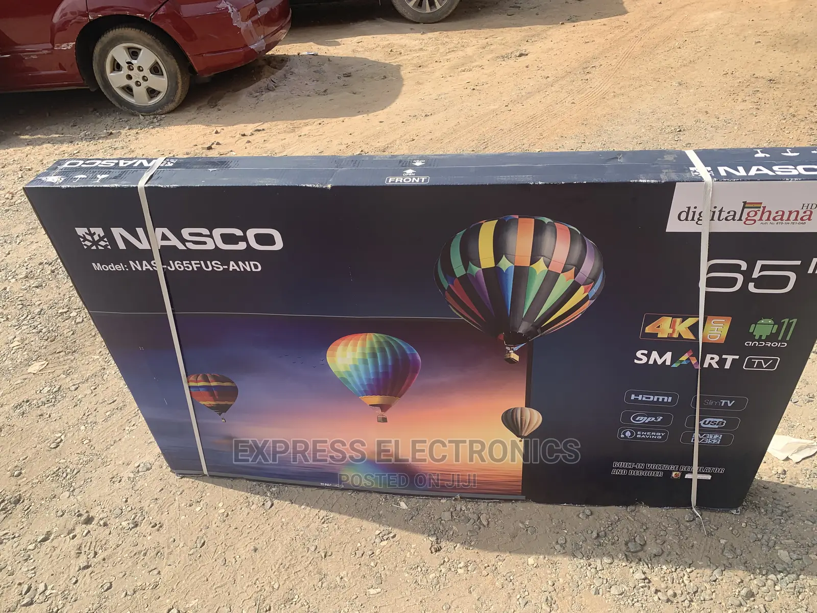 NAS-J65FUS-AND Nasco 65” UHD Smart Android+Dstv