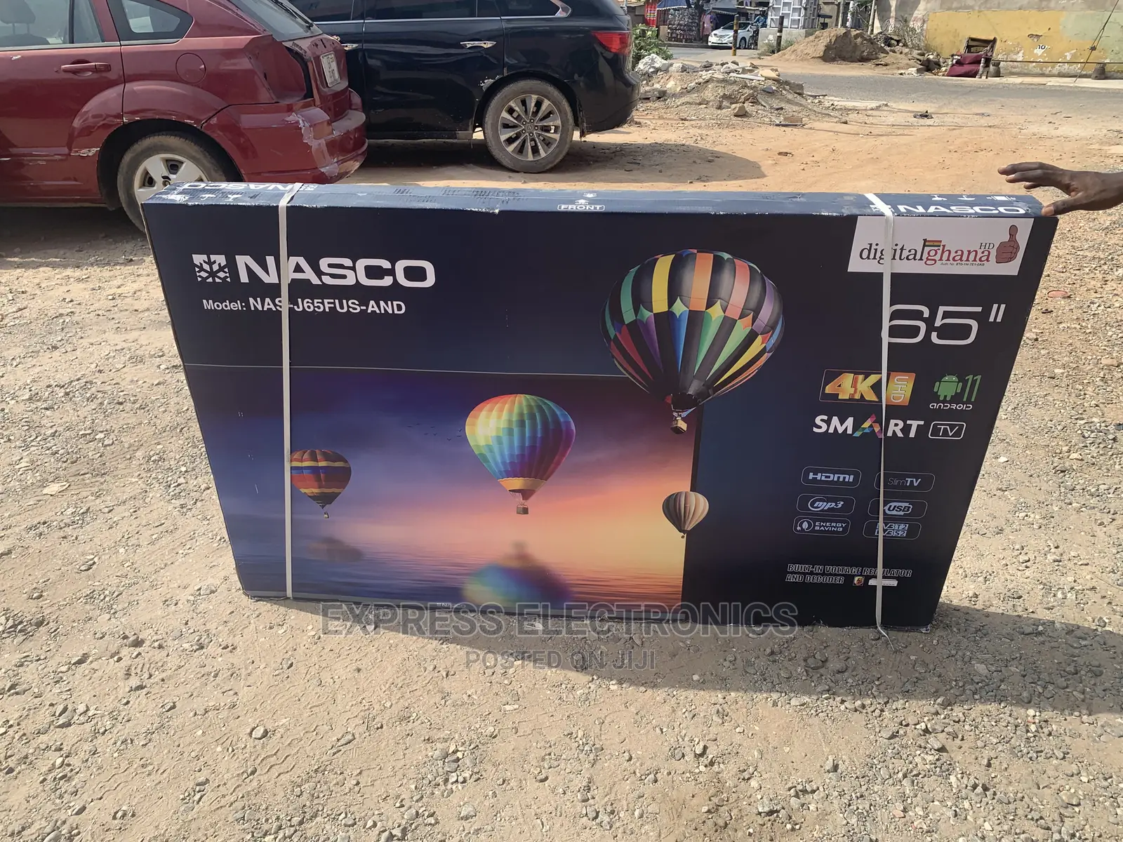 NAS-J65FUS-AND Nasco 65” UHD Smart Android+Dstv