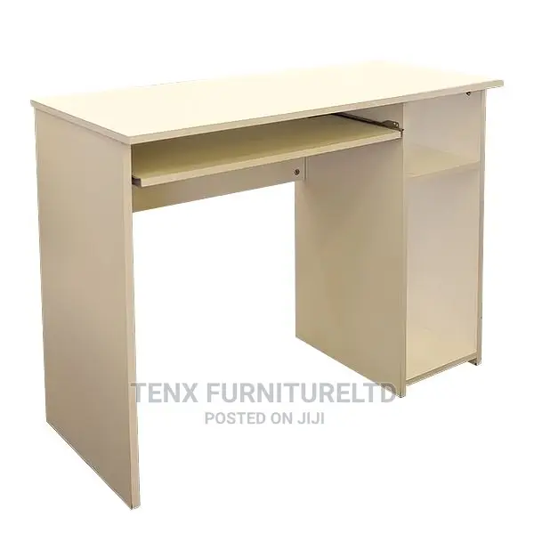 Computer Desk (Keyboard Tray: )White