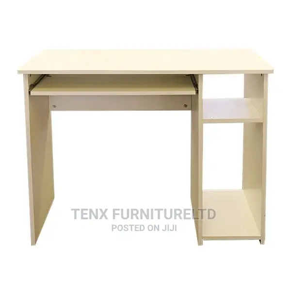 Computer Desk (With Compartments)White