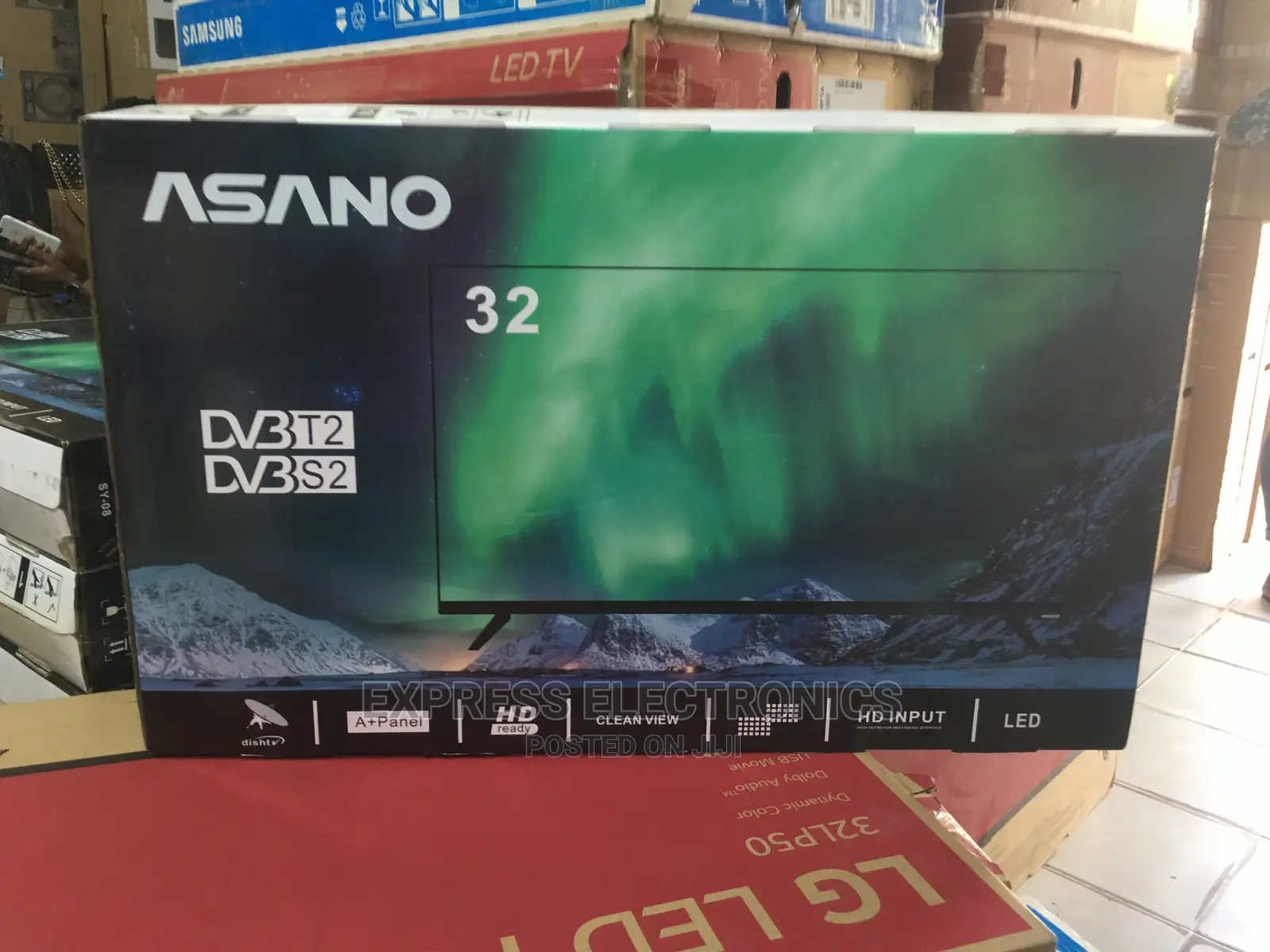 Sealed in Box 32”Satellite Digital Asano Hd+ Wallmount