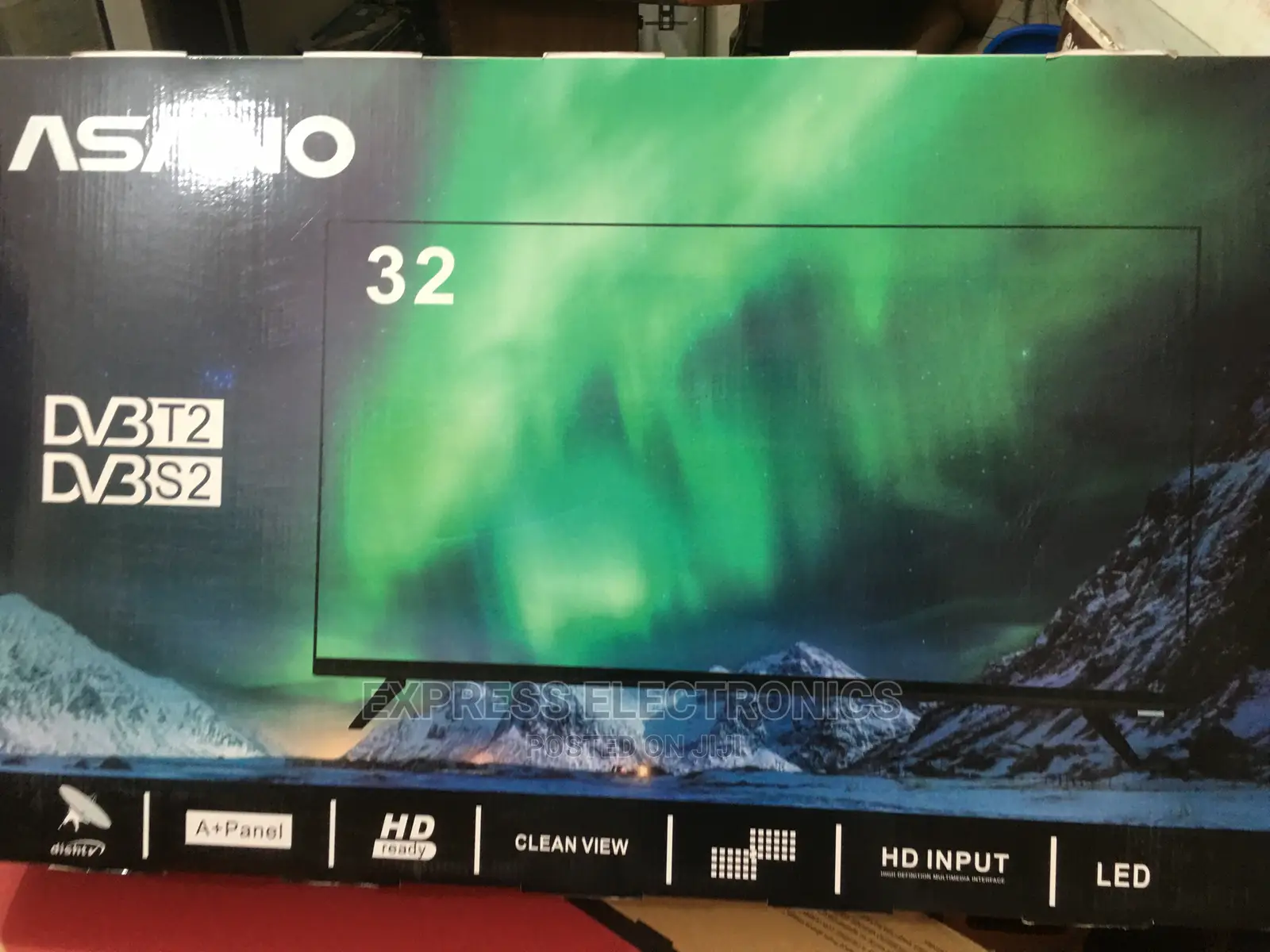 Sealed in Box 32”Satellite Digital Asano Hd+ Wallmount