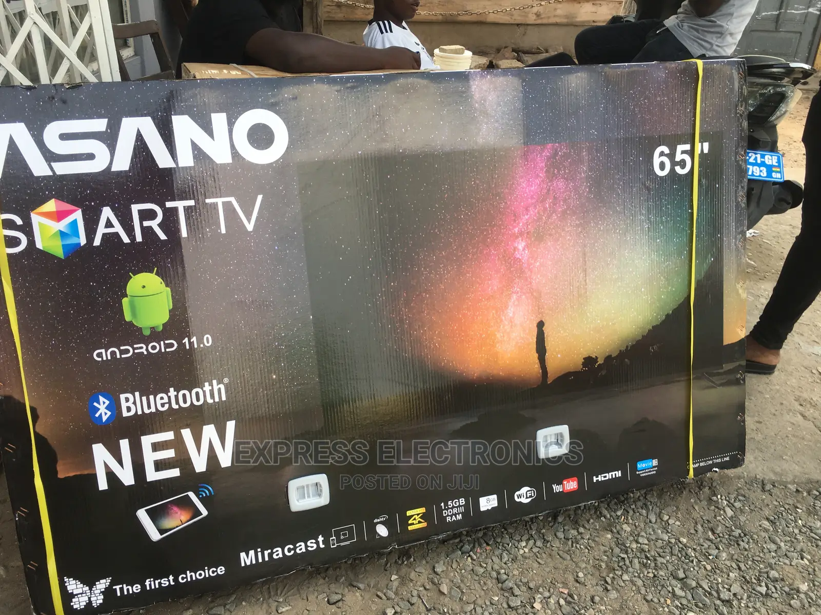 Sealed in Box Smart UHD LED Android Asano 65”+Wallmount