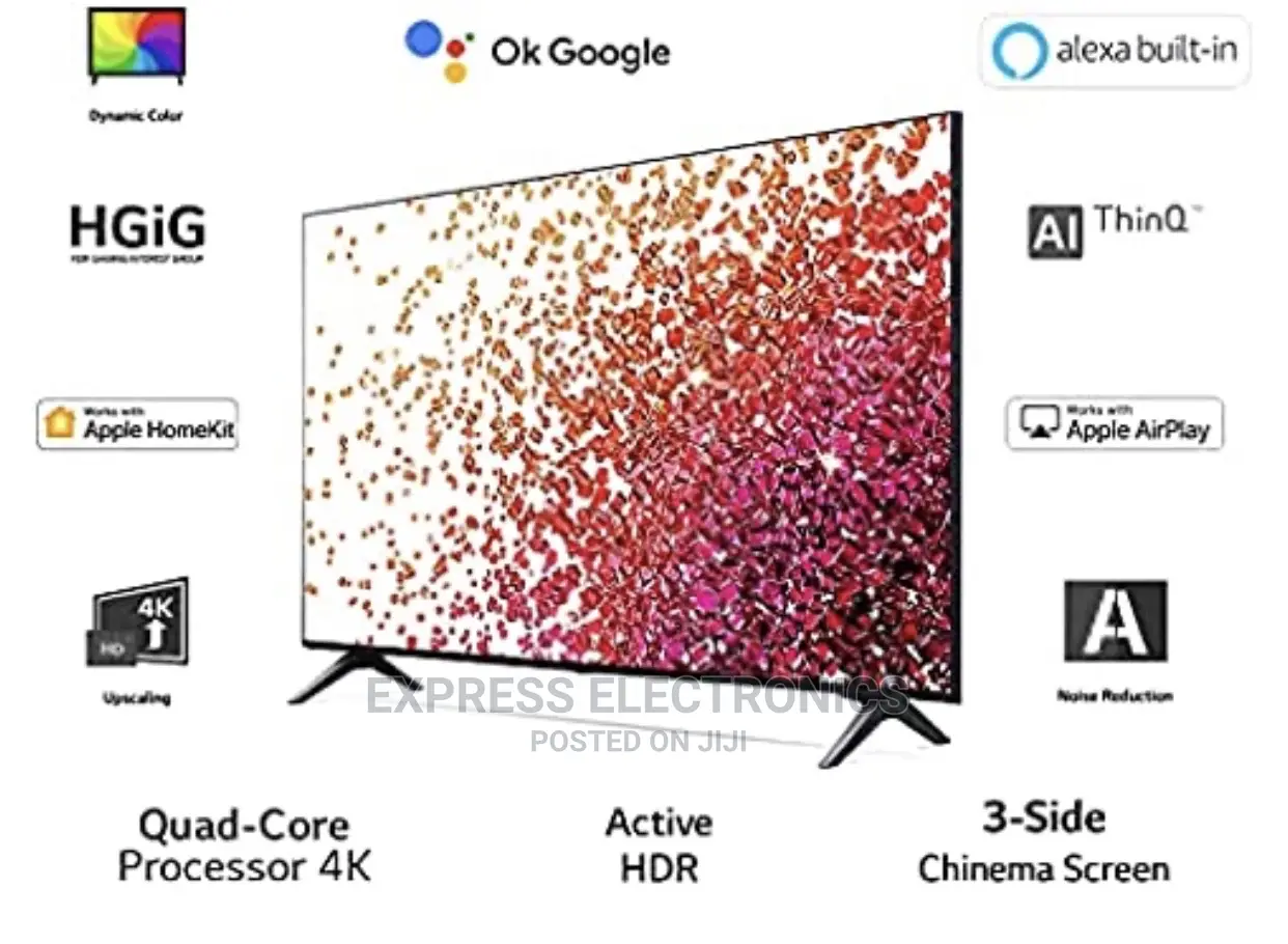 LG 65” Ultra HD Smart Nanocell 65NANO73+Tv Guard