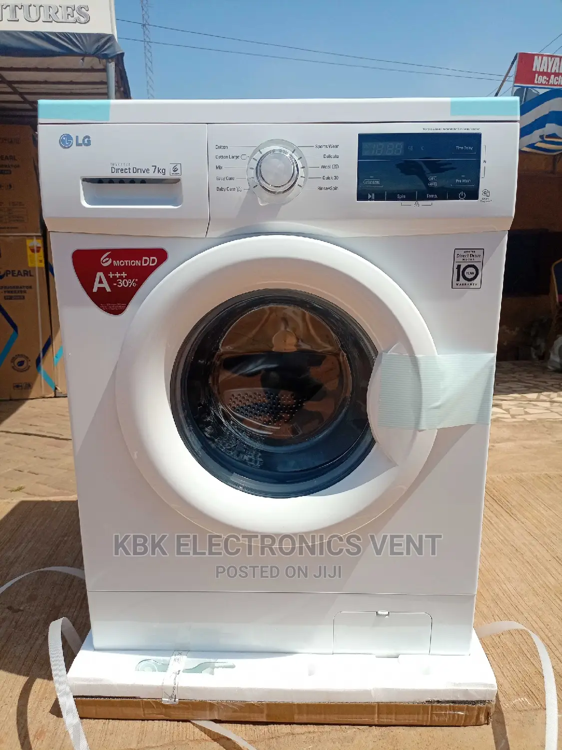 Lg 7kg(F2y1hyp6j) Front Load Washing Machine