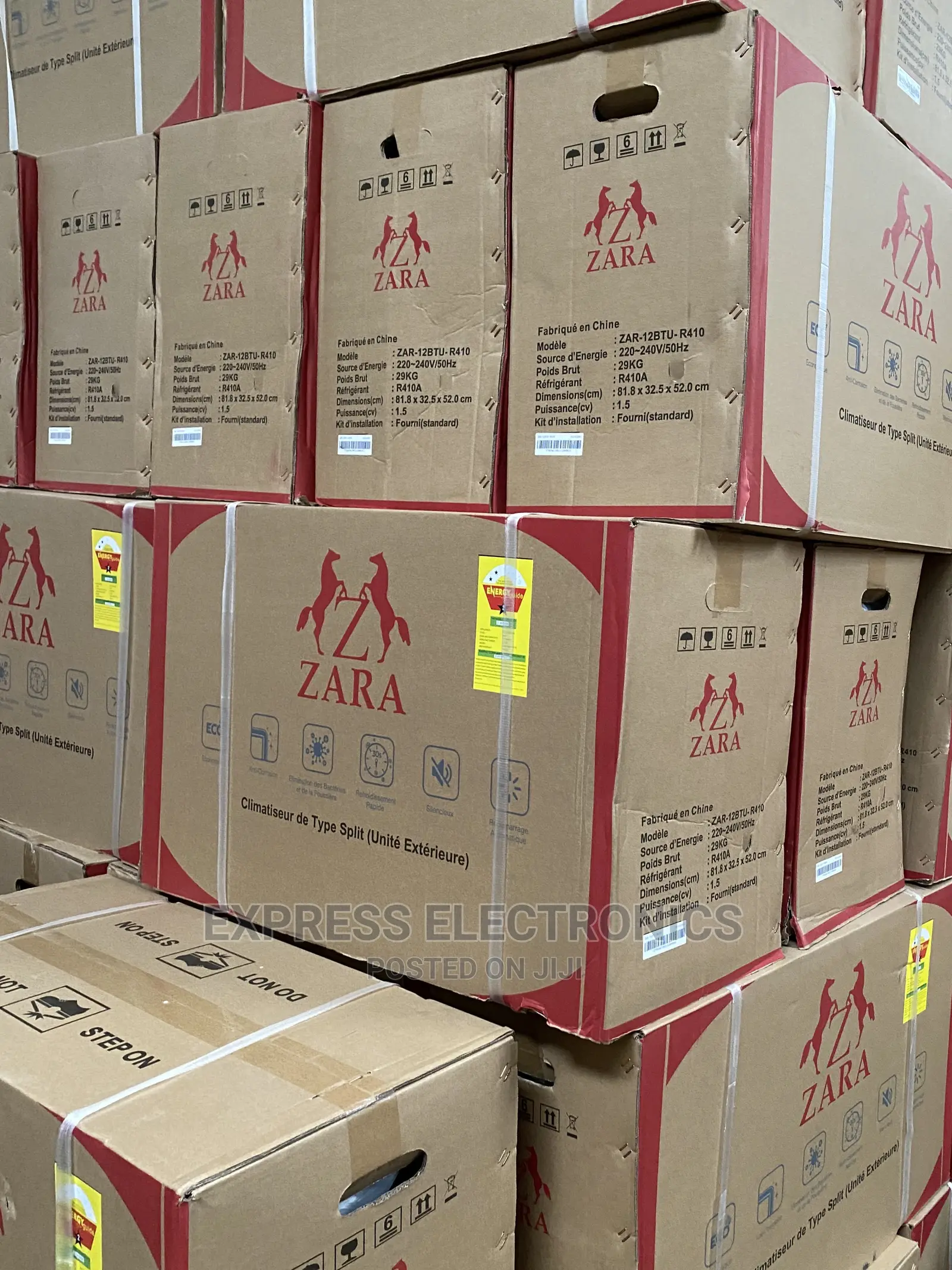 Genuine Zara R410 Gas 2.5hp Split +Wallmount