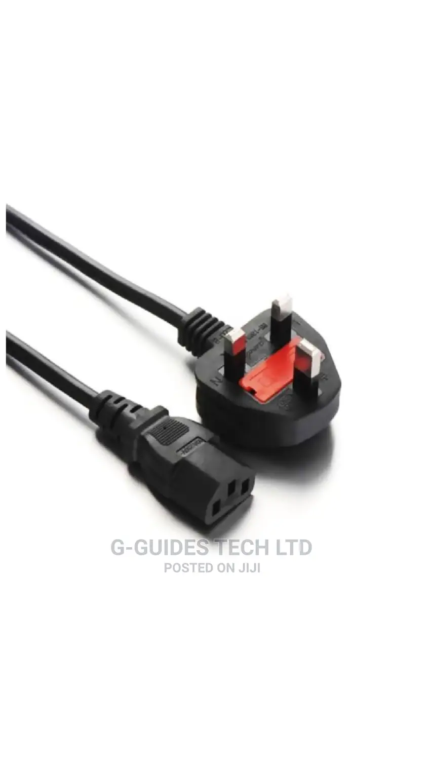 3-pin Universal Power Cord With Fuse