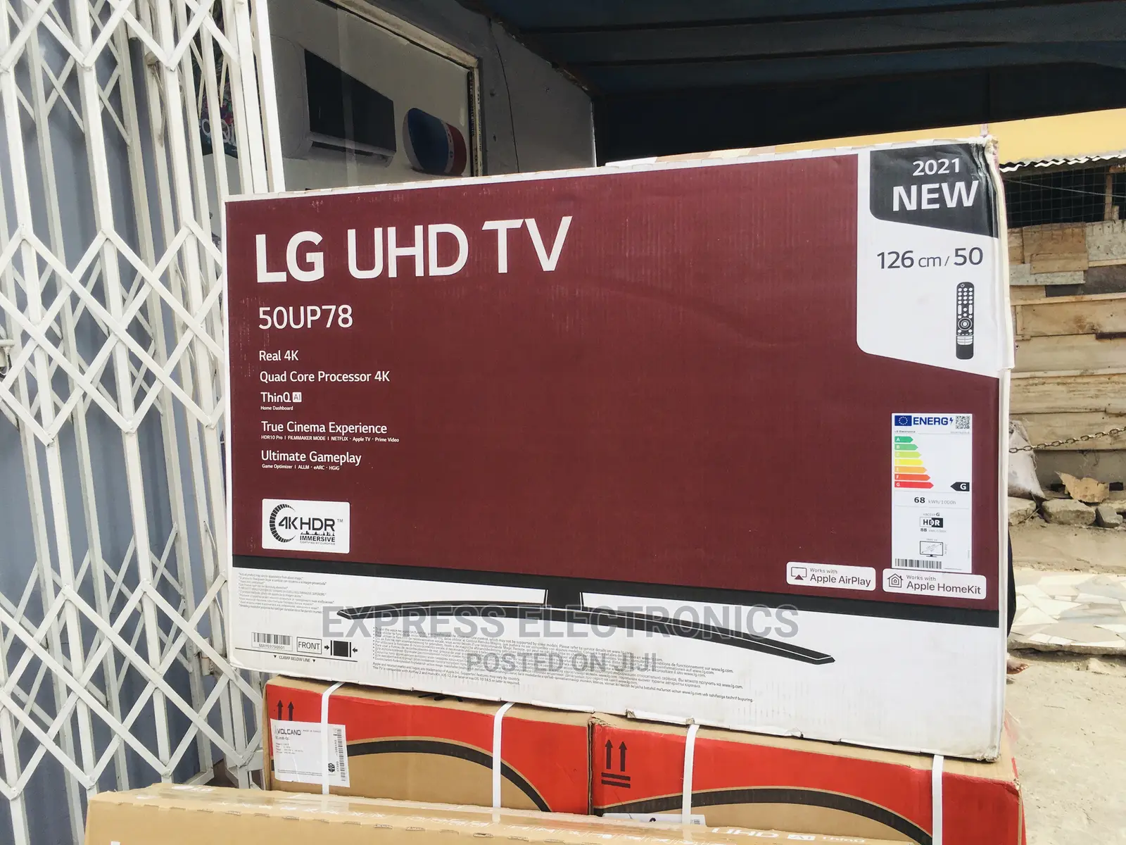 True Experience Cinema LG 50”UHD Smart 50UP7800+Tv Guard