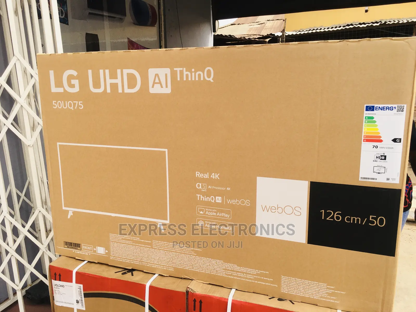 True Cinema Experience LG 50”UHD Smart 50UQ75003+Tv Guard