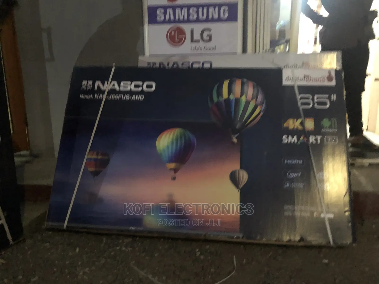 Living Room Use Nasco Smart LED TV 65′′-Android- Uhd