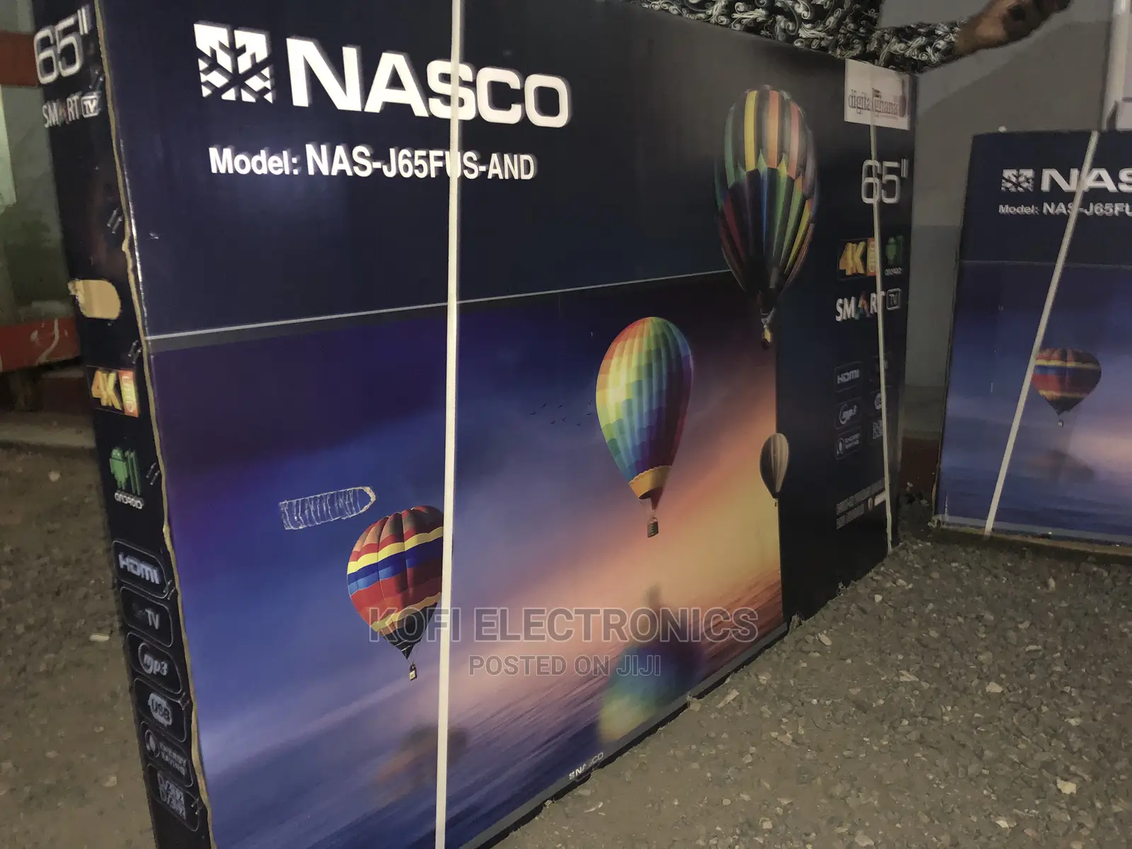 Living Room Use Nasco Smart LED TV 65′′-Android- Uhd
