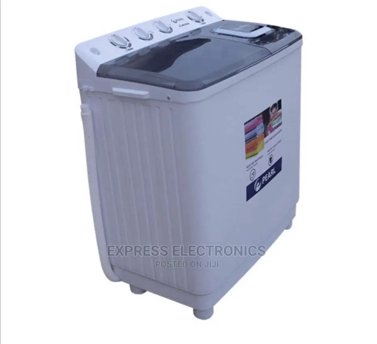 Full Plastic Body PEARL 12 KG WASHING MACHINE+Kettle