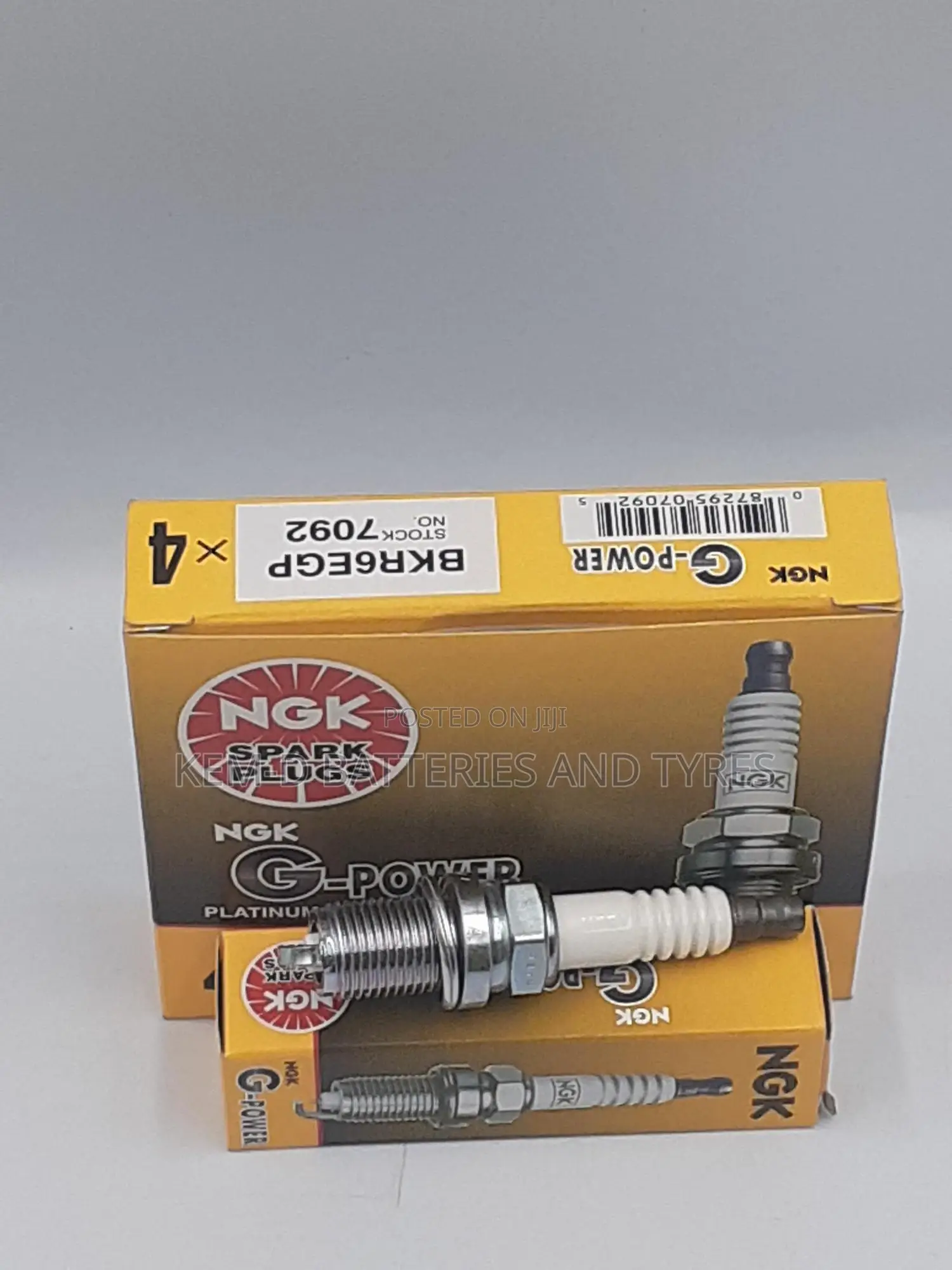 NGK Spark Plug 7092 BKR6EGP - For Engine Performance