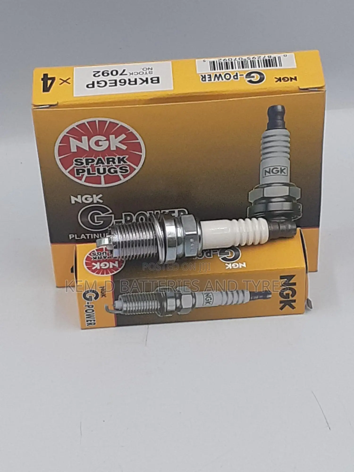 NGK Spark Plug 7092 BKR6EGP - For Engine Performance