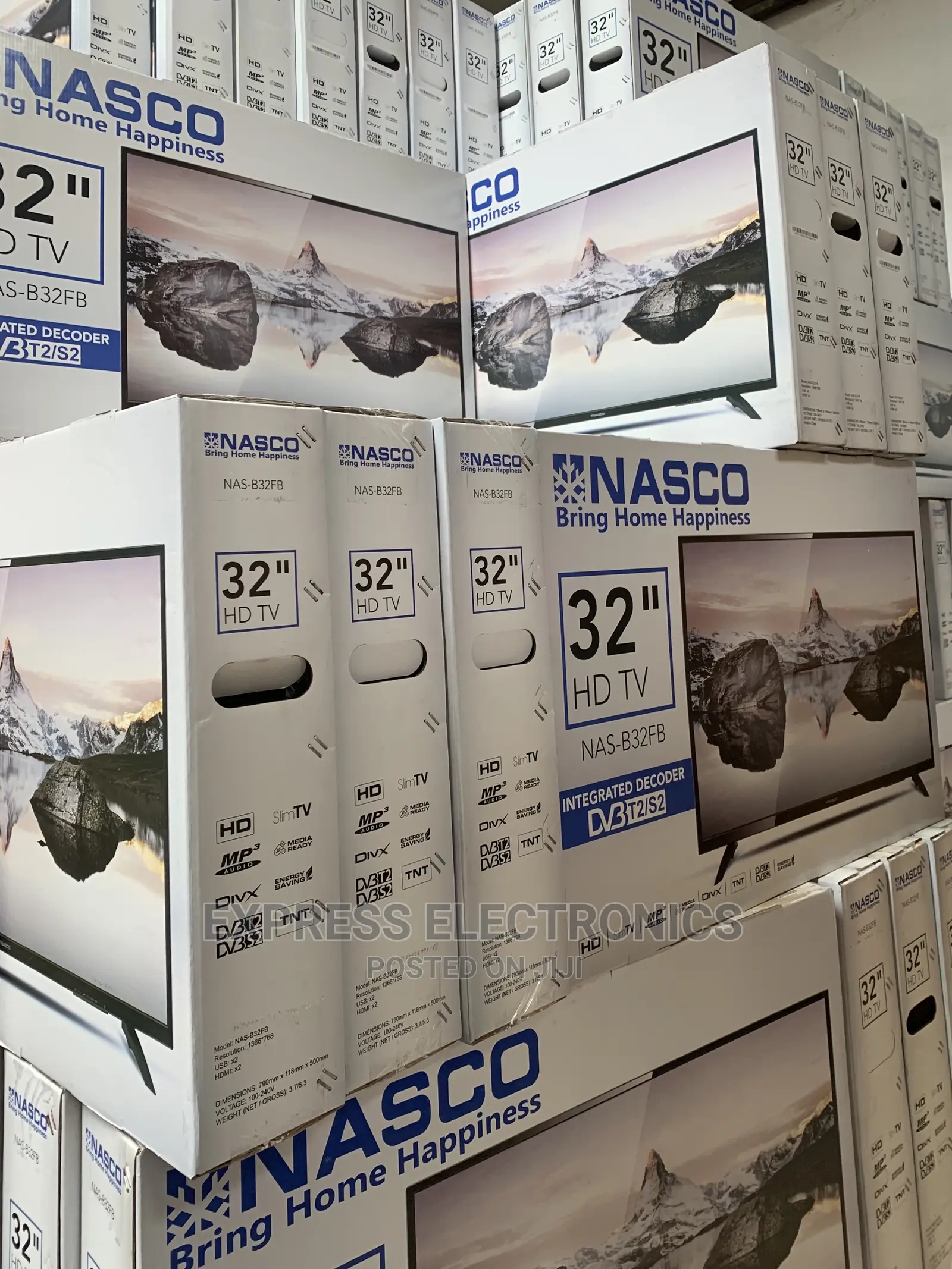 Enjoy Good Cinema Experience 32”Hd Digital Nasco+Wallmount
