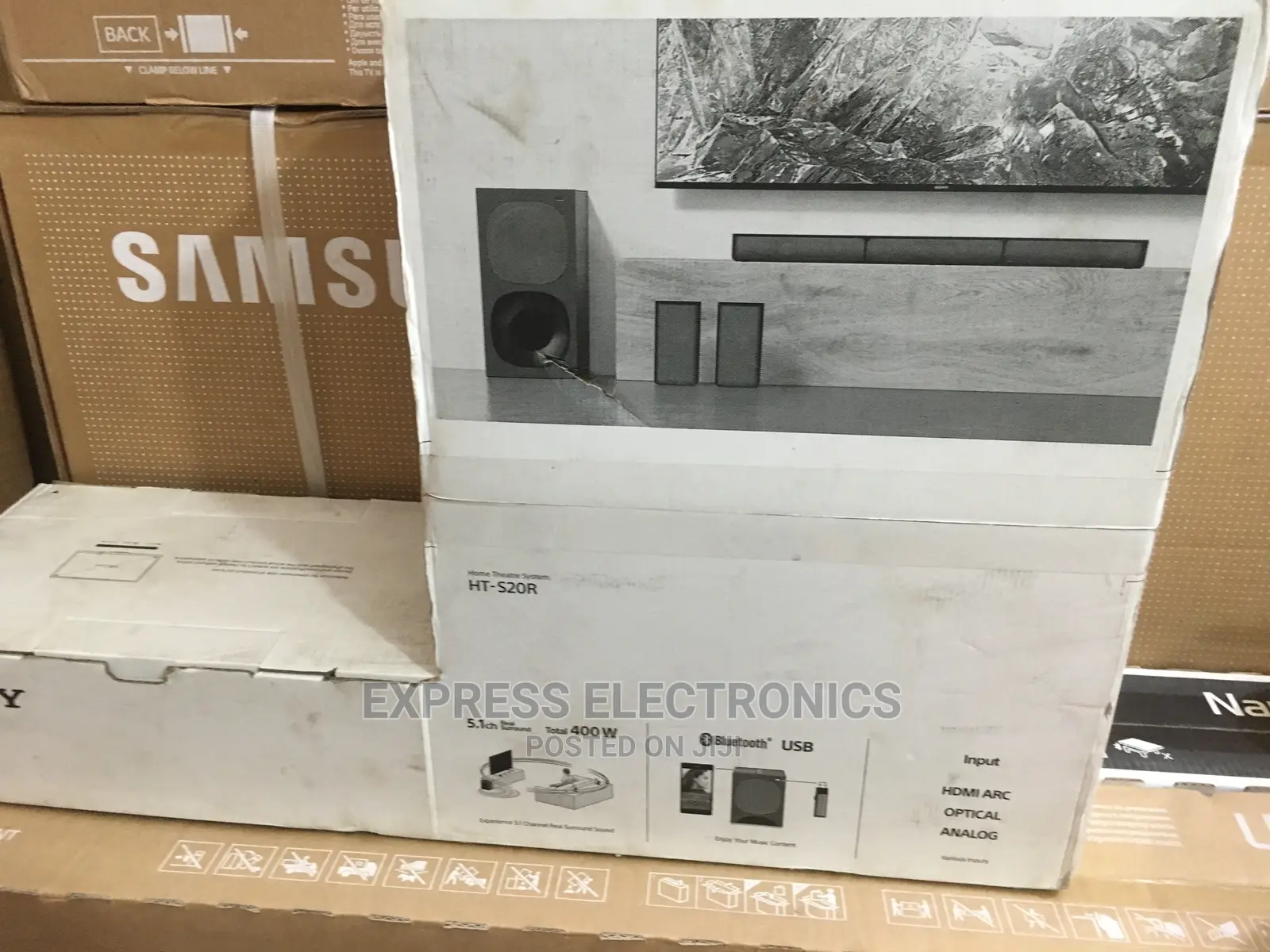 Real Surround Sound Quality Sony 5.1ch 400w Home Theater
