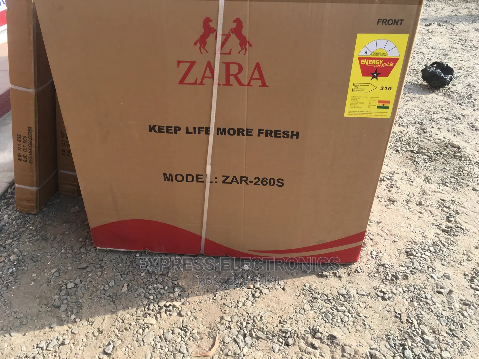 Fast Cooling Zara 260 Litres Chest Freezer+Power Guard