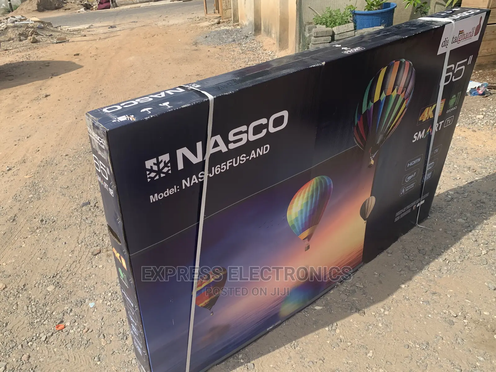 Unique Quality 65” UHD Smart Android Nasco+Dstv