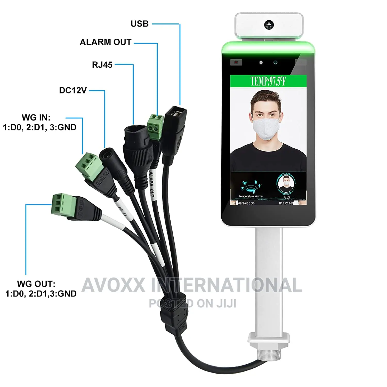 VIKINGS Face Recognition Body Temperature Measurement System