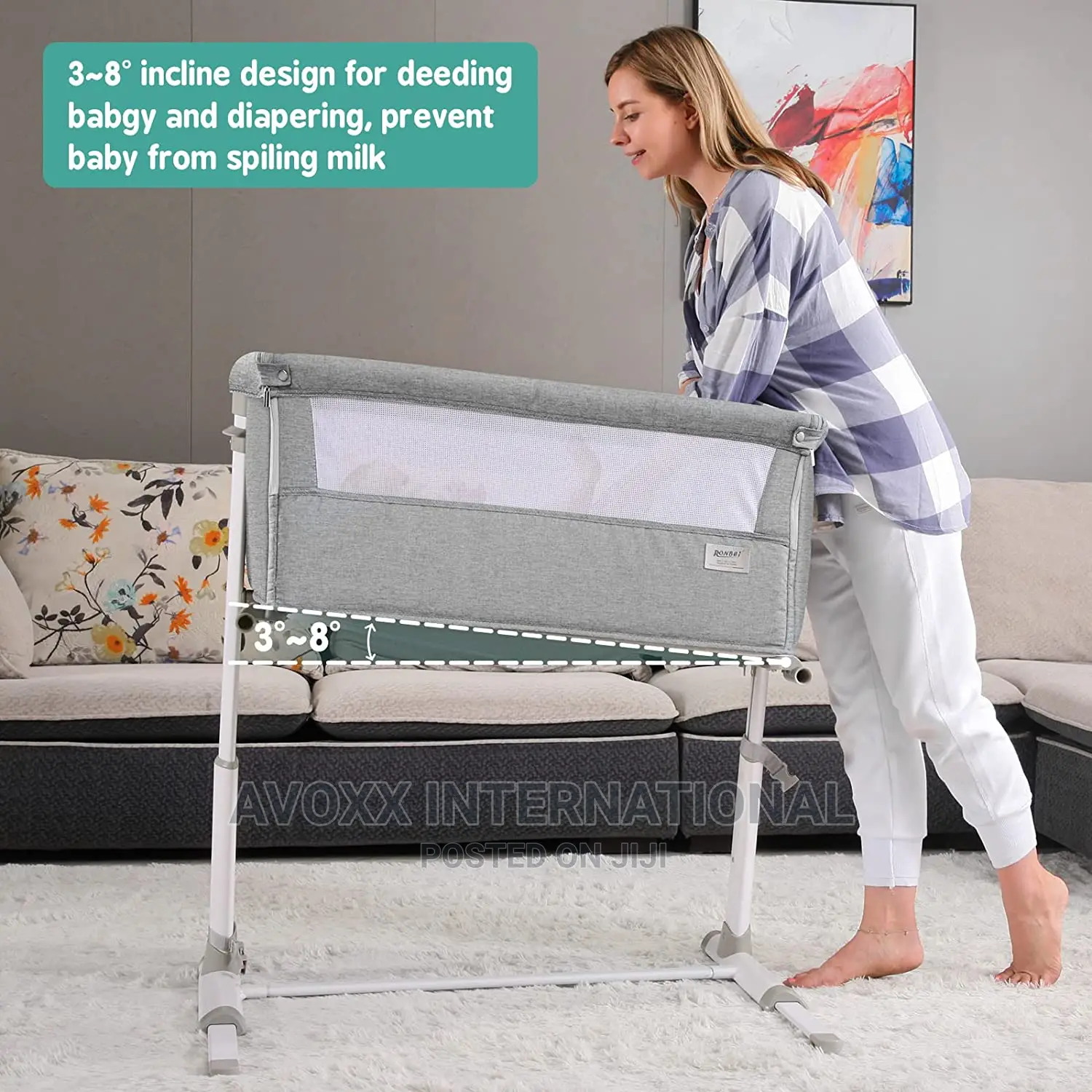 Baby Bedside Crib, Babybassinet Bed for Newborn/Infant